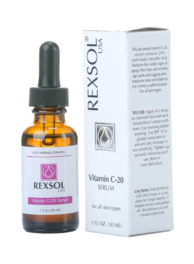 REXSOL Vitamin C-20 Serum, 30 ml 30ml - Image 2