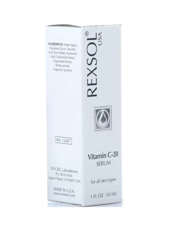 REXSOL Vitamin C-20 Serum, 30 ml 30ml - Image 3