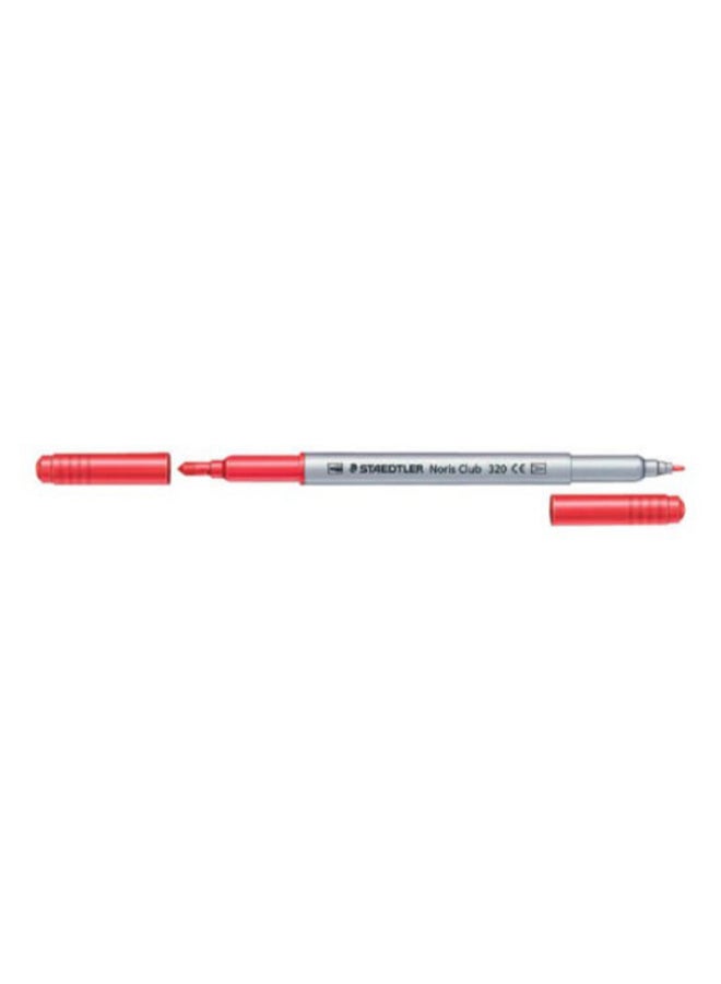 STAEDTLER Noris Club Double Ended Fibre Tips Pen Set, Pack Of 10 Multicolour  - Image 3