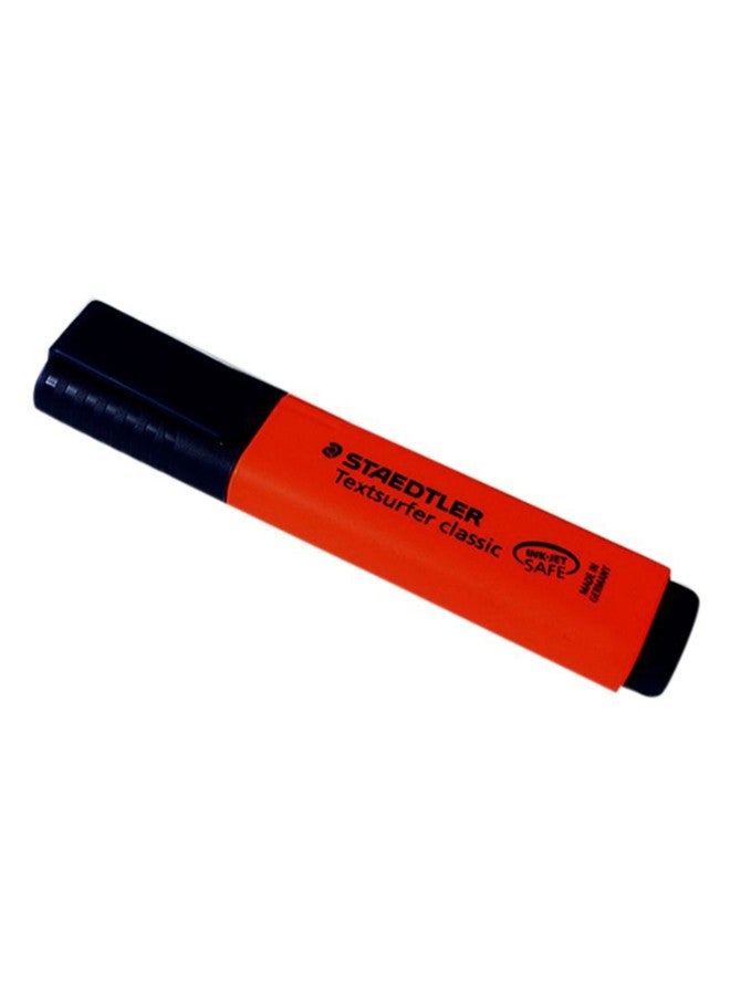 ستدلر تكستسيرفر قلم تحديد كلاسيكي أحمر وأسود