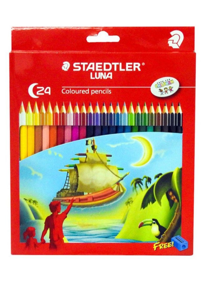 STAEDTLER Luna Coloured Pencil Set, Pack Of 24 Multicolour