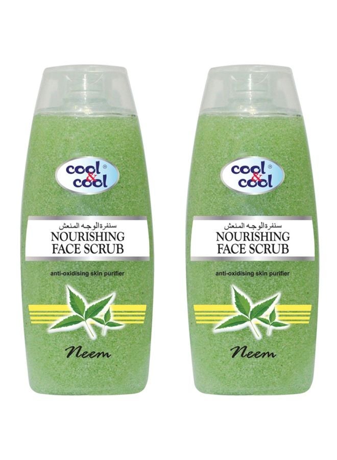 Cool & Cool Nourishing Face Scrub, 200ml x 2
