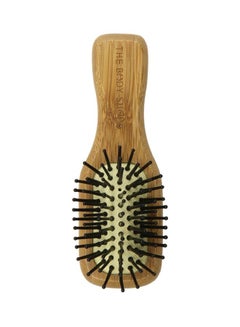 THE BODY SHOP Mini Bamboo Hair Brush Brown/Beige/Black  - Image 1