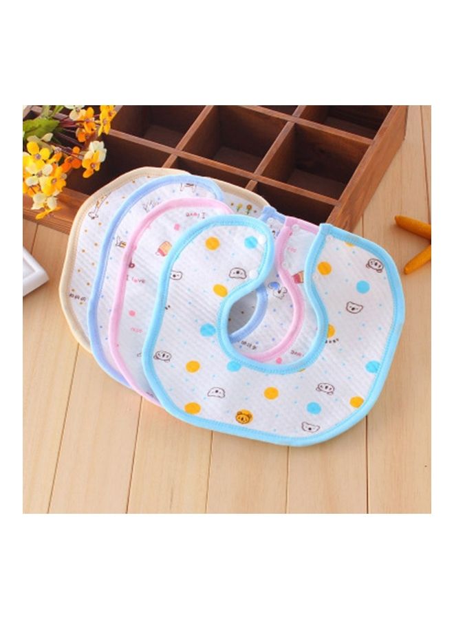 Baby Printing Cotton Cartoon Animal Safe Soft Waterproof Bibs - Image 1