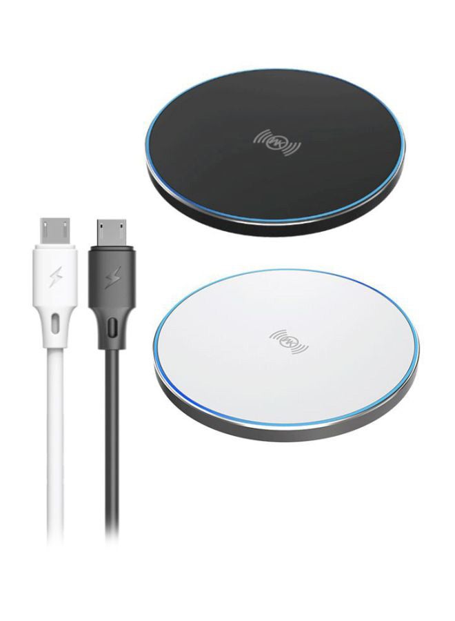 WEKOME Round Wireless Charger White - Image 2