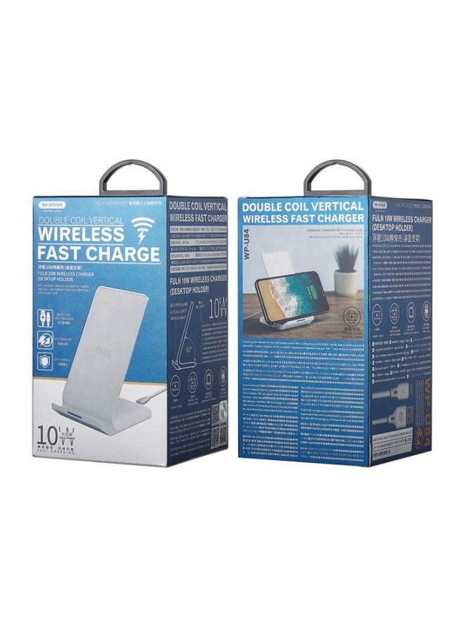 WEKOME Rectangle Wireless Charger White - Image 3