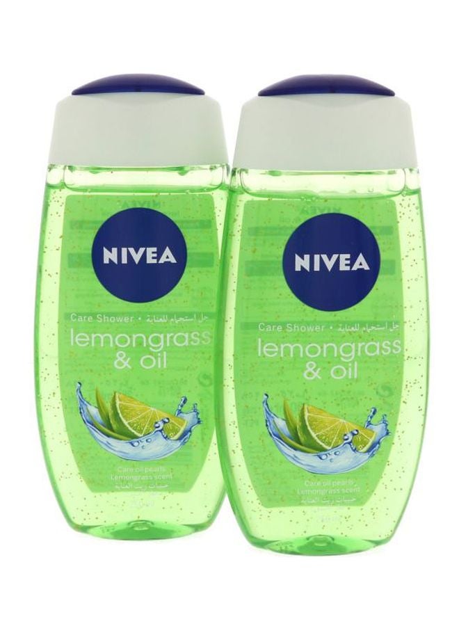 Nivea Pack Of 2 Lemongrass And Oil Shower Gel 250ml