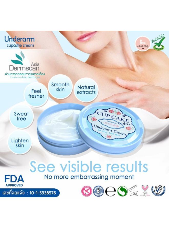 Little baby - Cupcake Underarm Natural Extract Skin Care Cream Plus, Moisturising - 55G - Image 1