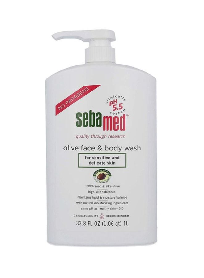 Sebamed Olive Face And Body Wash - Image 1