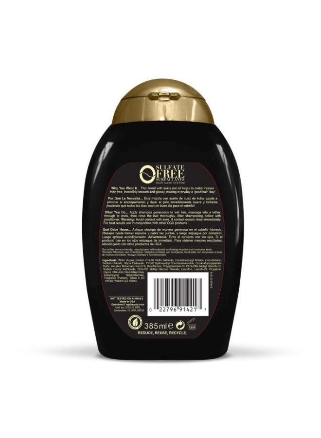 Ogx Hydrate And Defrizz + Kukui Oil Shampoo 385ml  - Image 2