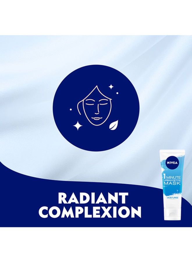 Nivea - 1-Minute Urban Detox Moisture Mask 75ml - Image 1