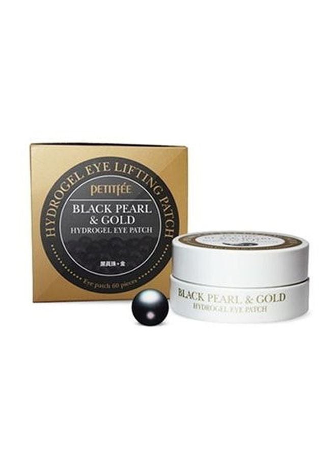 Petitfee - 60-Sheet Black Pearl and Gold Hydrogel Eye Patch 1.4grams - Image 1