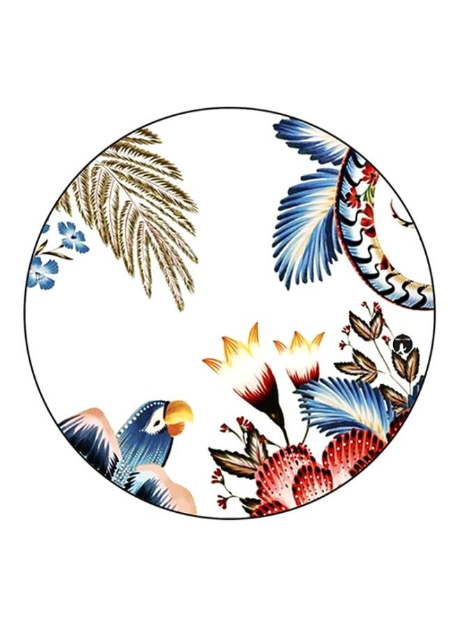 BP Birds Printed Round Mouse Pad Multicolour
