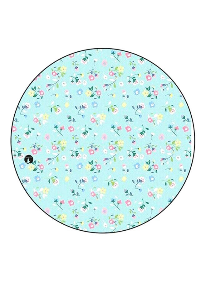 BP Flowers Printed Round Mousepad Multicolour