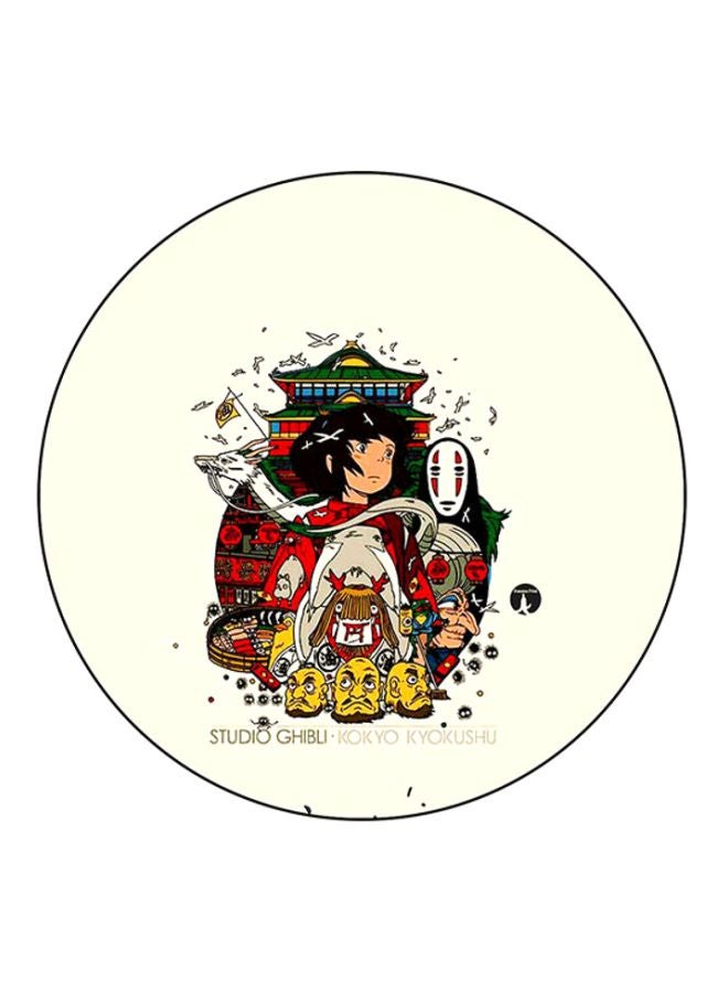 BP Round Printed Mousepad Multicolour