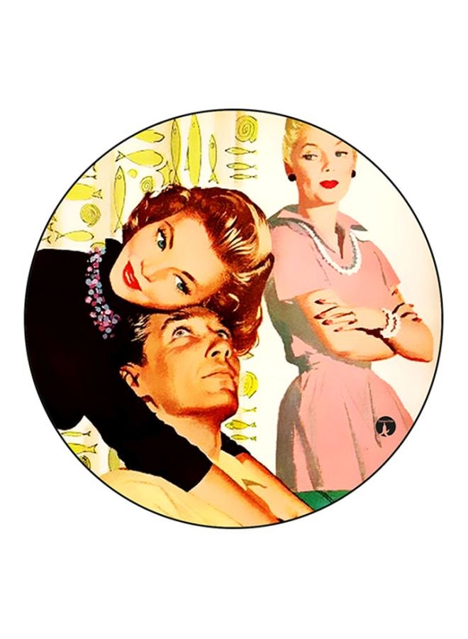 بي بي لوحة ماوس مطبوعة بتصميم فني كلاسيكي متعدد الألوان