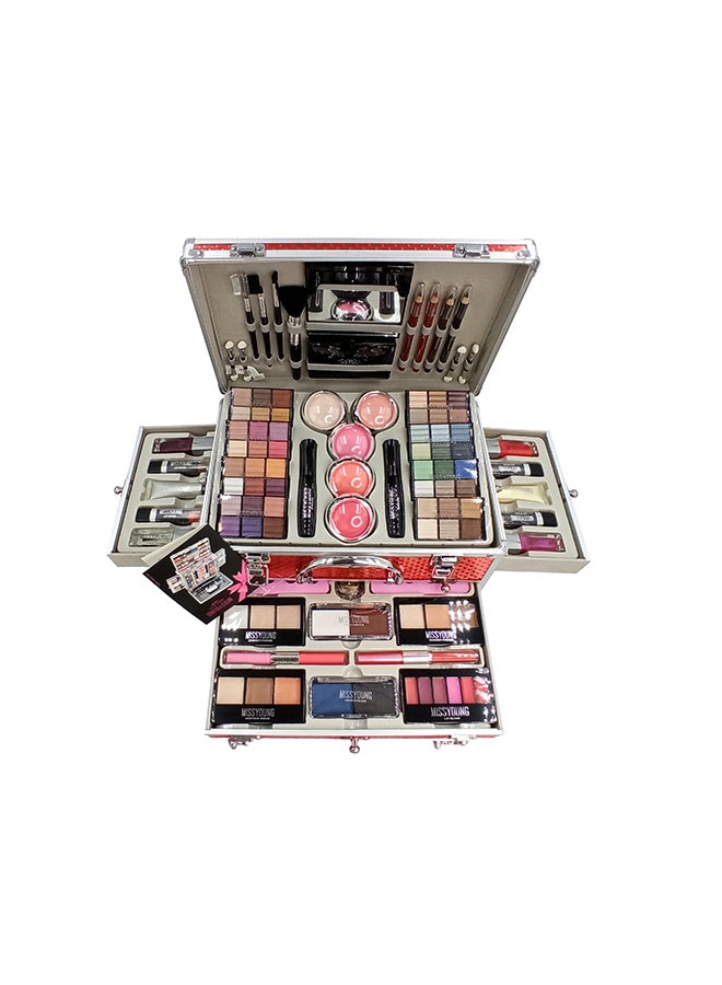 MISS YOUNG - Make Up Kit Silver/Red - Image 1