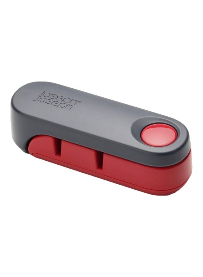 Joseph Joseph Rota Folding Knife Sharpener And Honer Red/Grey 4x12.8x4cm  - Image 1