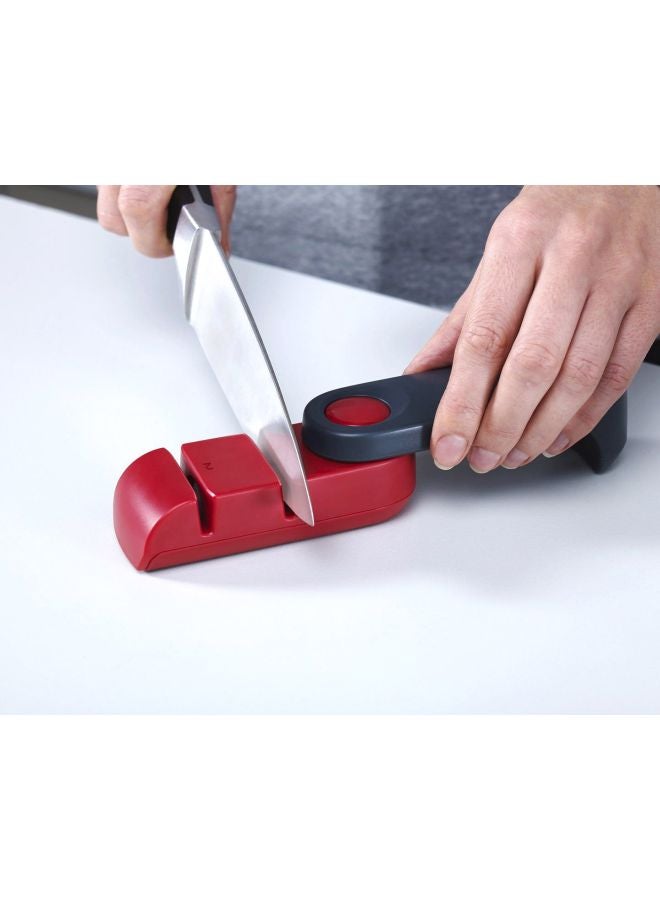 Joseph Joseph Rota Folding Knife Sharpener And Honer Red/Grey 4x12.8x4cm  - Image 4