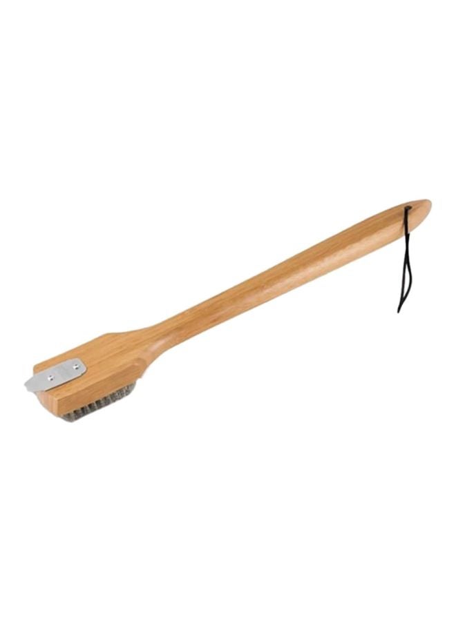 Weber Bamboo Grill Brush Beige/Grey 45cm  - Image 1