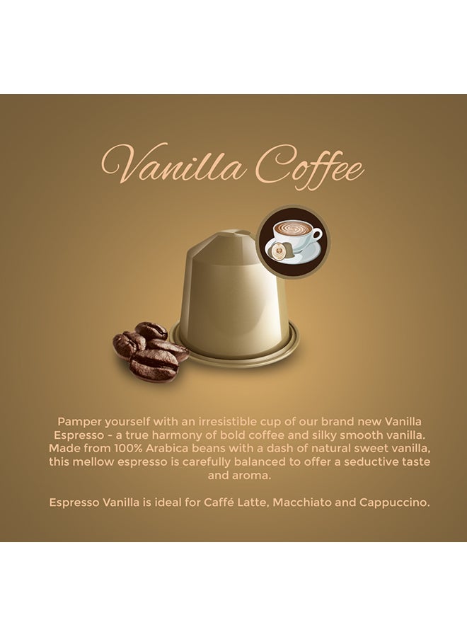 Real Coffee - Nespresso Compatible Dark Hot Chocolate, Caramel, Vanilla Mixed Coffee 30 Capsules 50grams Pack of 3 - Image 1
