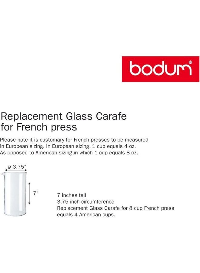 بودوم دورق بديل لماكينة صنع القهوة شفاف 1لترات - Image 3