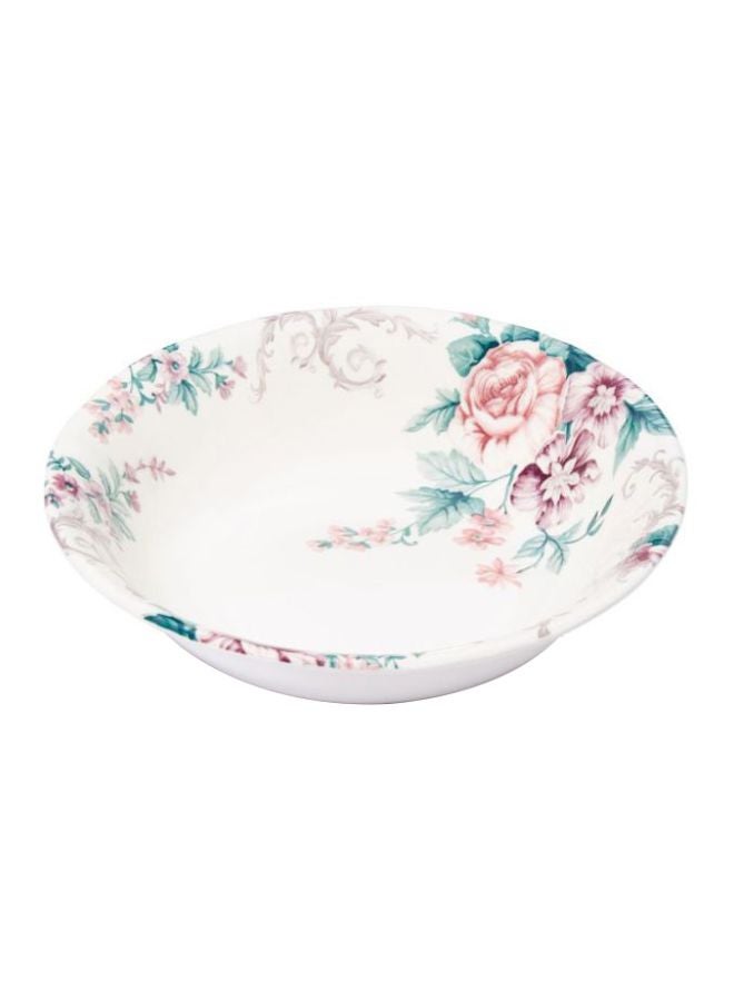 Claytan Salad Bowl White/Blue/Pink 24cm  - Image 1