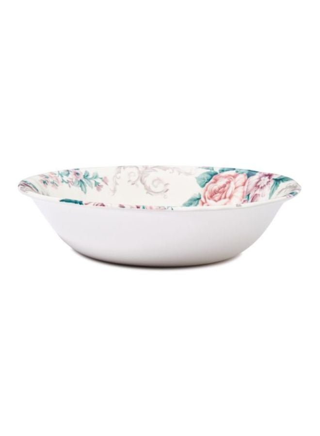 Claytan Salad Bowl White/Blue/Pink 24cm  - Image 2