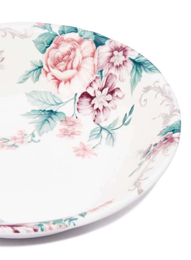 Claytan Salad Bowl White/Blue/Pink 24cm  - Image 3
