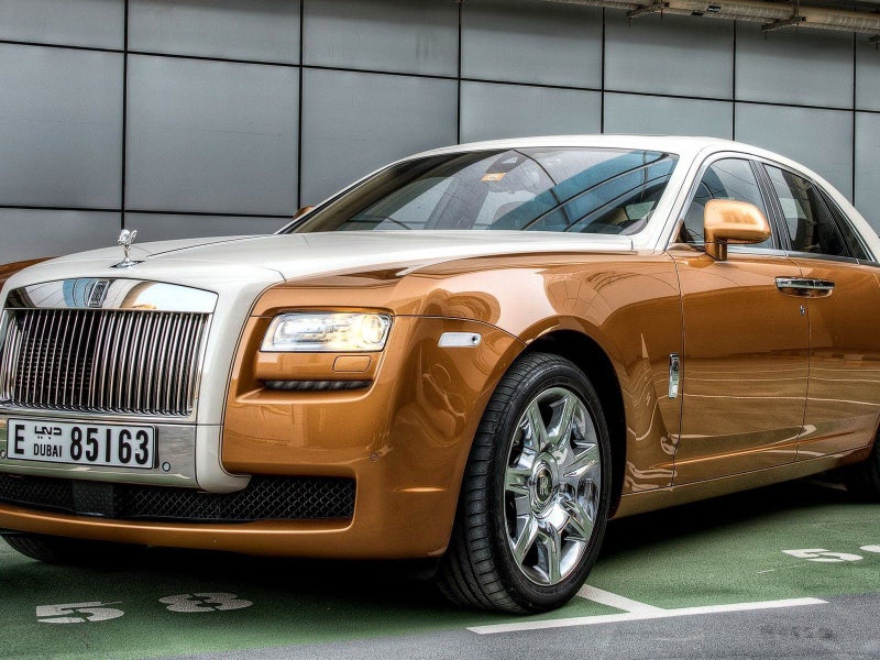 Fast Print - Rolls Royce Printed Self Adhesive Wall Sticker Grey/Brown/Black 100x75cm - Image 1