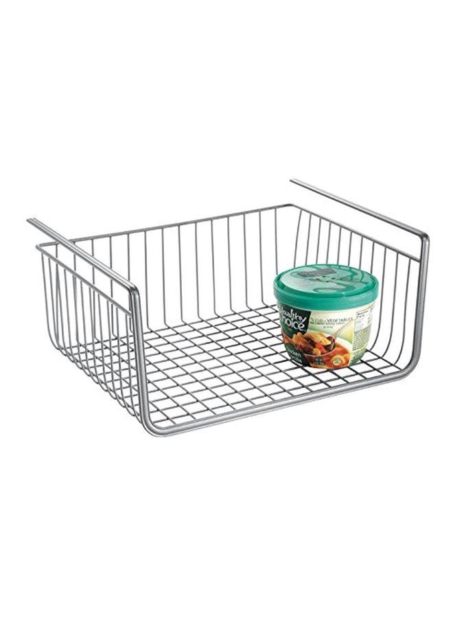InterDesign Kitchen Pantry Under Shelf Organizer Silver 10x12.5x5.7inch  - Image 2