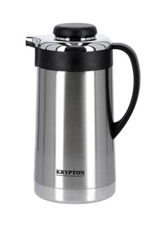 KRYPTON Stainless Steel Vacuum Flask Silver/Black 1.9Liters  - Image 1