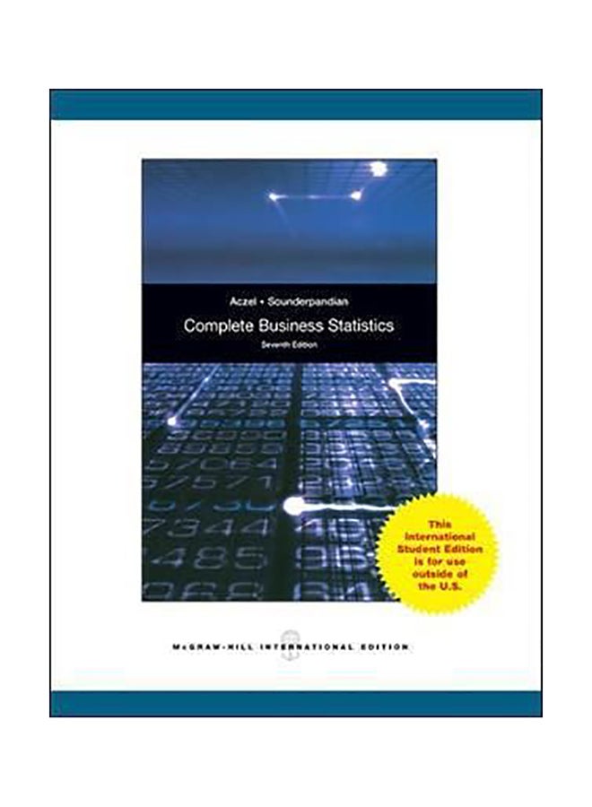 Complete Business Statistics W Paperback English by Aczel
