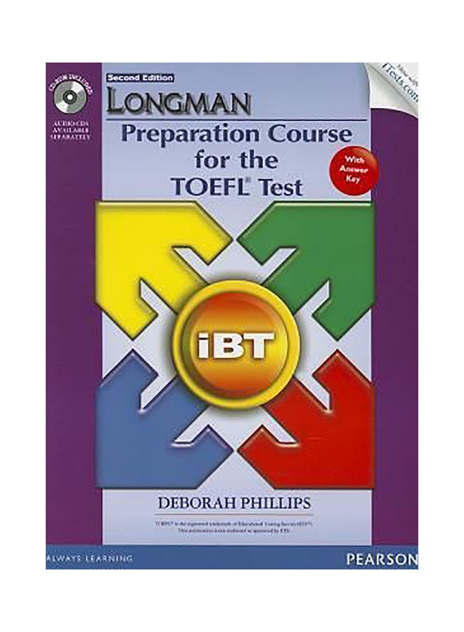 Longman Preparation Course For The Toefl Ibt (R) Test (With Cd-Rom, Answer Key, And Itest) Paperback English by Deborah Phillips 