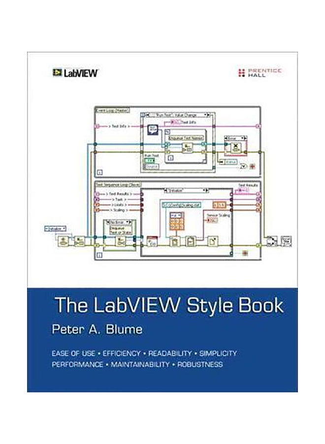 The Labview Style Book Hardcover English by Peter A. Blume