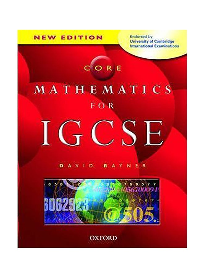 Core Mathematics For Igcse Paperback English by David Rayner