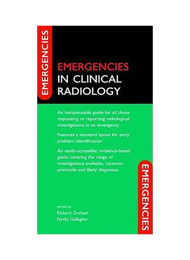 Emergencies In Radiology Paperback English by Richard Graham