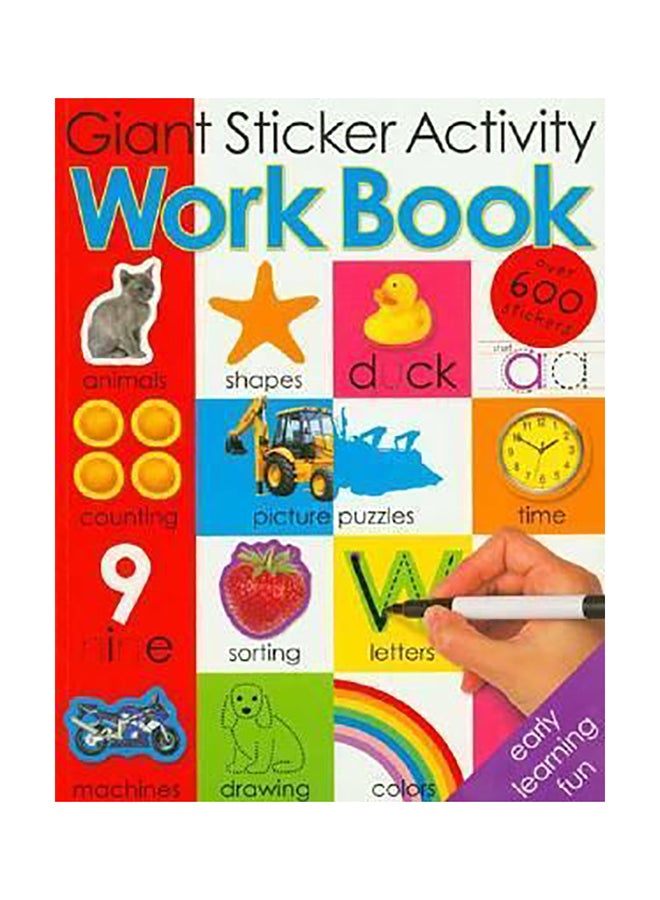Giant Sticker Activity Work Book Paperback English by Roger Priddy