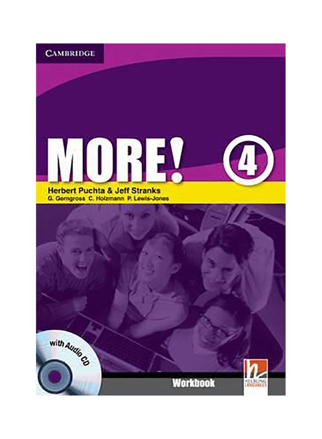 More! Level 4 Workbook With Audio Cd Paperback English by Herbert Puchta
