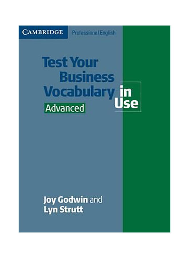 Test Your Business Vocabulary In Use Advanced Paperback English by Lynn Strutt - 01032018