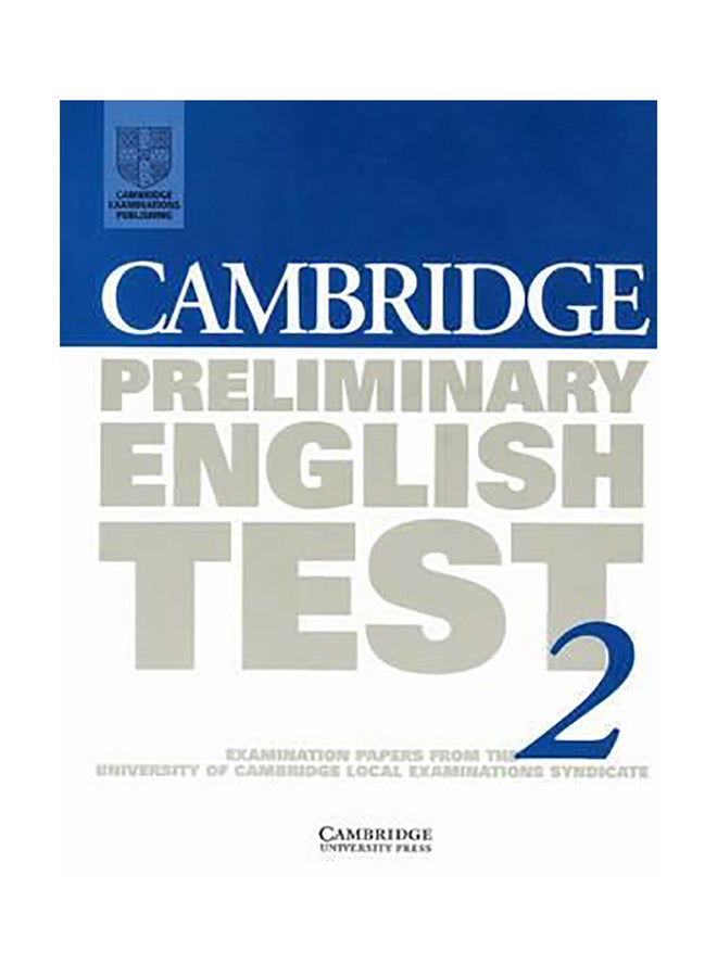 Cambridge Preliminary English Test 2 Student's Book Paperback English - 01032018 