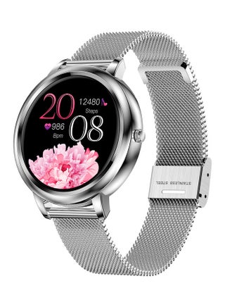 Women Smart Watch Fitness Tracker Bluetooth Bracelet Sports Band Silver - v1605715456/N42456613A_1