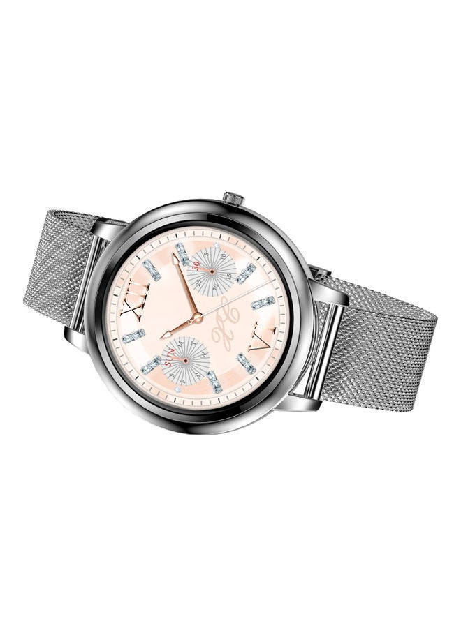 Women Smart Watch Fitness Tracker Bluetooth Bracelet Sports Band Silver