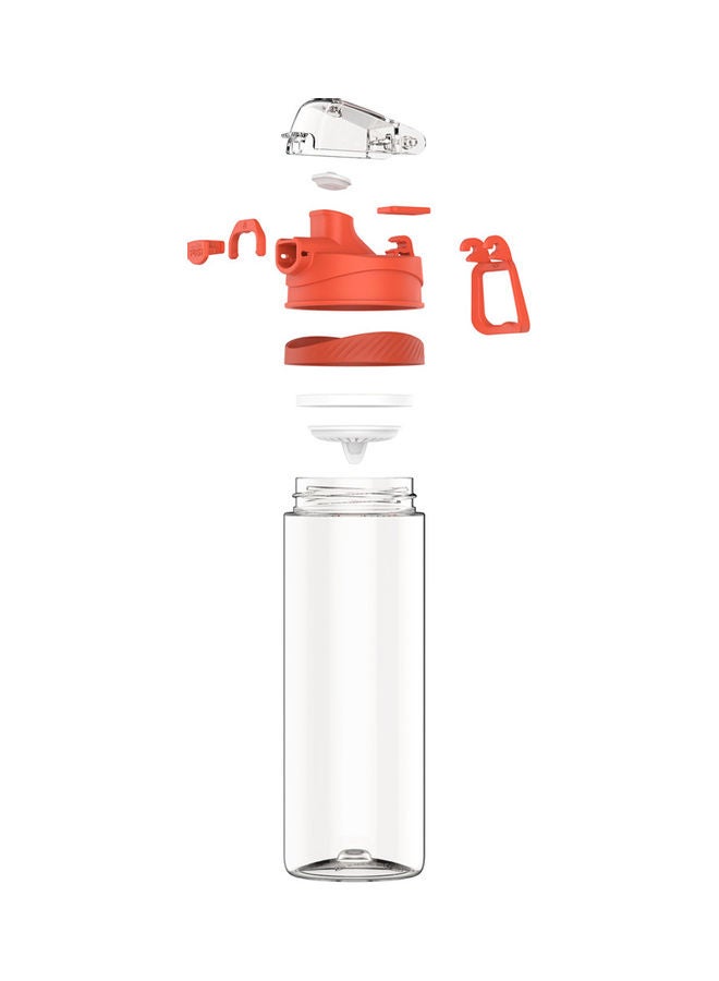Portable Safety Lock Non Toxic Leakproof Water Bottle White 25 x 8.5 x 8.5cm - Image 4