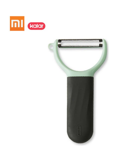 Multi-function Fruit Vegetable Potato Carrot Peeler Paring Knife Green/Black 18 x 4 x 6cm