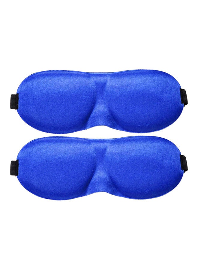 Generic 2-Piece Eyeshade Cover Eye Mask Patch Rest Blindfold - Image 1