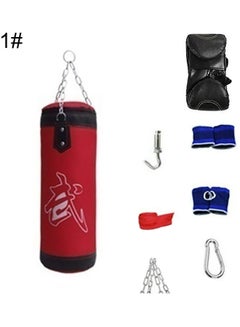 8-Piece Fitness Training MMA Boxing Punching Bag Set 20*10*20cm