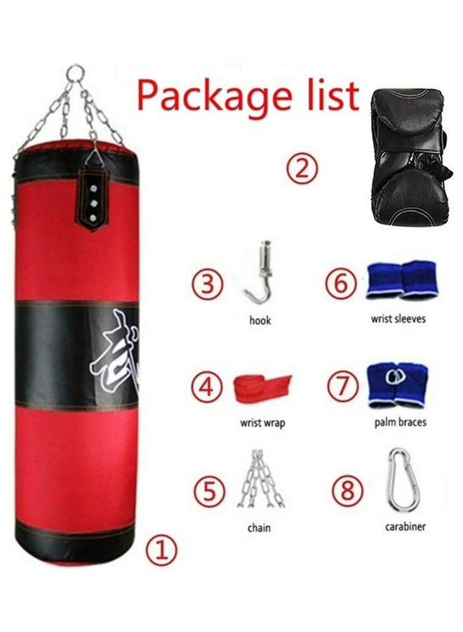 Generic - 8-Piece Fitness Training MMA Boxing Punching Bag Set 20*10*20cm - Image 1