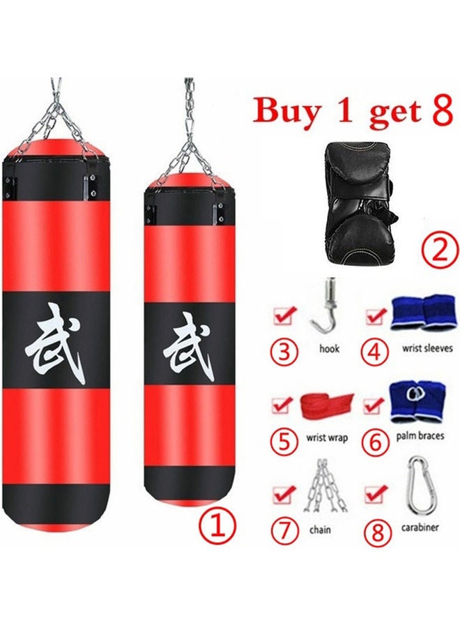 Generic - 8-Piece Fitness Training MMA Boxing Punching Bag Set 20*10*20cm - Image 1