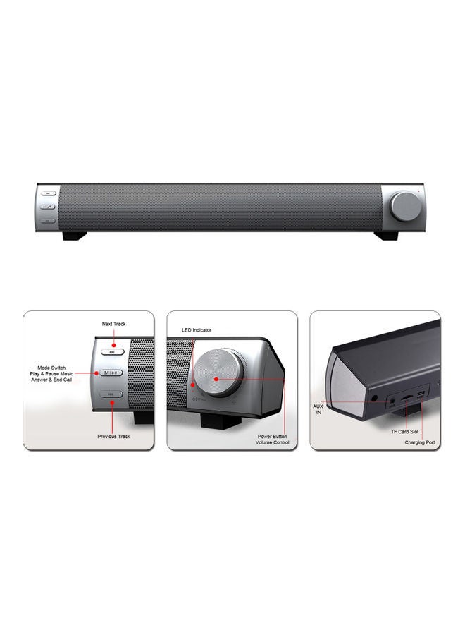 Bluetooth Soundbar V8372GY-V Grey  - Image 2